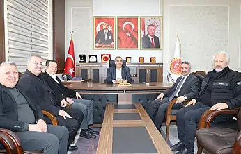 Milletvekili Alkayış ve Başkan Olgun İl Genel Meclisi Başkanı Erdoğan ile bir araya geldi