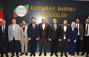 Milletvekili Özhan'dan Adıyaman Barosu'na hayırlı olsun ziyareti