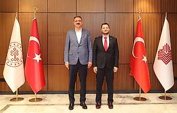 Milletvekili Toprak Vakıflar Genel Müdürü Sinan Aksu ile bir araya geldi