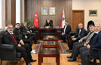 Muhtarlardan Emniyet müdürlüğüne başsağlığı ziyareti