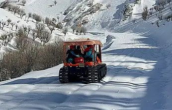 Nemrut Dağı eteklerinde hasta kurtarma operasyonu