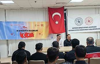 Adıyaman'da Gaziler Öğrencilerle Bir Araya Geldi