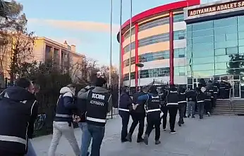 Operasyonda gözaltına alınan 21 şahıstan 14'ü tutuklandı