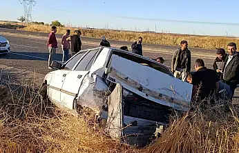 Otomobil şarampole girdi: 2 yaralı