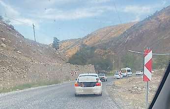 Adıyaman Çelikhan'da Otomobilin Bagajında Tehlikeli Yolculuk