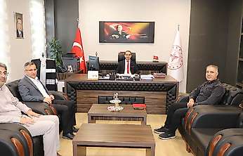 Prof. Dr. Konca'dan İl Sağlık Müdürü Şirik'e veda ziyareti