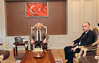 Rektör Keleş, Vali Varol'la bir araya geldi