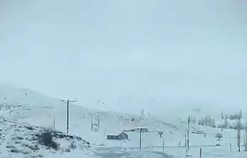 Sincik-Malatya yolunda kar yağışı etkili oluyor