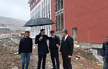 Sincik'te 12 derslikli özel eğitim okulunda çalışmalar başladı