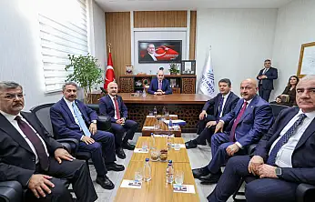 TBMM Başkanı Numan Kurtulmuş Başkan Tutdere'yi ziyaret etti
