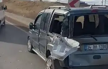 Tır ile hafif ticari araç çarpıştı: 1 yaralı