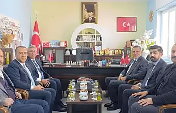 TSKGV Genel Müdürü Topçu'dan, Besni İlçe Milli Eğitim Müdürü Demirel'e ziyaret