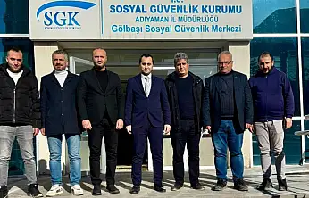 Türk Büro-Sen heyetinden Tut ve Gölbaş ilçelerinde üye ziyareti