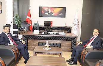 Tut Kaymakamı Bağış'tan İl Müdürü Şirik'e ziyaret