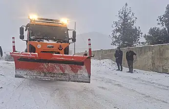 Tut'ta Karla mücadele çalışmaları devam ediyor