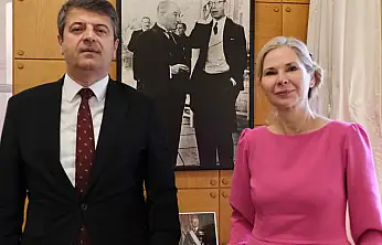 Tutdere'den İsveç Büyükelçisi Malena Mard'a iade-i ziyaret