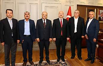 TYAB Heyetinden Adıyaman Valisi Abdullah Küçük'e Ziyaret