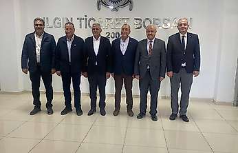 TYAB heyetinden Ilgın Ticaret Borsası ve Ticaret Odası'na ziyaret