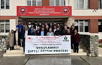 TYAB Tarafından düzenlenen 8. Grup Uygulamalı Çiftçi Eğitimi tamamlandı
