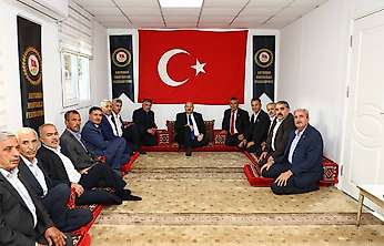 Vali Küçük'ten Adıyaman Muhtarlar Federasyonuna ziyaret