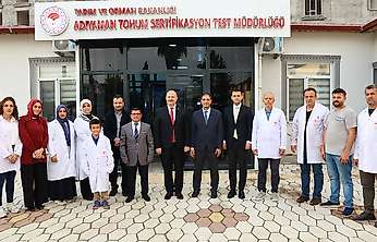 Vali Küçük Tohum Sertifikasyon Test Müdürlüğünde incelemelerde bulundu