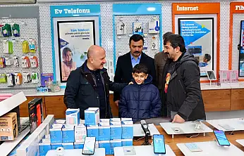 Vali Varol ve Kaymakam Soysal'dan esnaf ziyareti