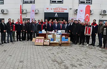 Veteriner hekimlere Nekropsi Setleri ve Tıbbi Sarf malzemeleri dağıtıldı