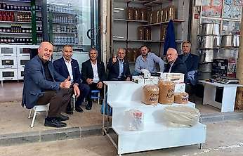 Yeniden Refah Partisi teşkilat üyelerinden esnaf ziyareti