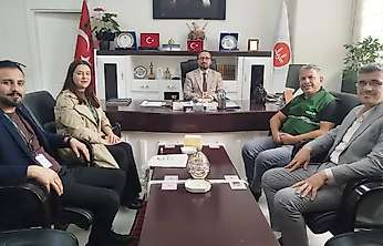Yeşilay Adıyaman Şubesinden İl Müftüsü Şavlı'ya ziyaret