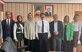 Yeşilay heyetinden Kaymakam Aslan'a ziyaret