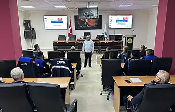Zabıta personeline hizmet içi eğitim verildi