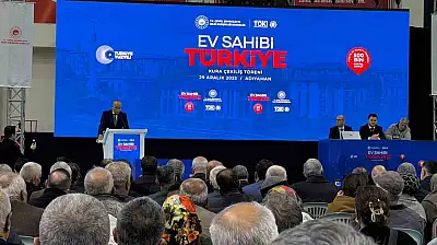 500 Bin Sosyal Konut Projesi ilk kurası Adıyaman'da çekildi