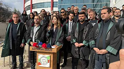 Adıyaman Barosu'ndan avukatlara yönelik saldırılara karşı açıklama