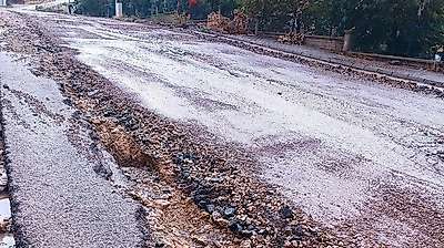 Adıyaman Gölbaşı'nda Sel Felaketi! Karayolunda Hasar Oluştu