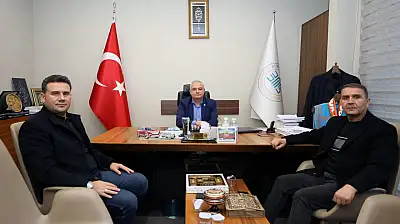 Çiçek ve Başli'dan Mahmut Ergen'e ziyaret