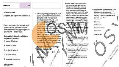 KPSS lise A B soru kitapçığı cevap anahtarı yayımlandı