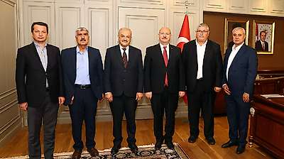 TYAB Heyetinden Adıyaman Valisi Abdullah Küçük'e Ziyaret