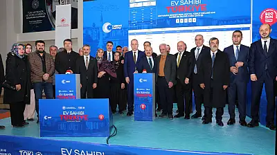 Yüzyılın Konut Projesinde Tarihi Gün: İlk kuralar Adıyaman'da çekildi