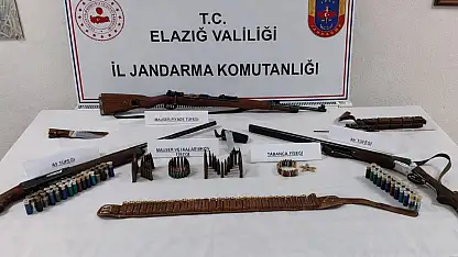 Elazığ'da silah operasyonu