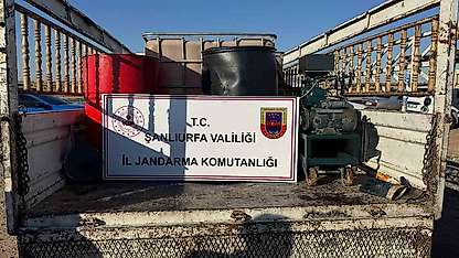 Viranşehir'de 650 litre kaçak akaryakıt ele geçirildi