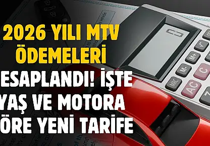 2026 MTV ödemeleri açıklandı! Yaş ve motoruna göre yeni ödeme tarifesi
