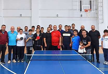 29 Ekim Cumhuriyet Bayramı Masa tenisi turnuvası başladı