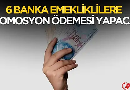 6 banka emeklilere 20 bin TL üstünde promosyon verecek