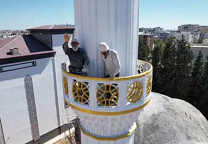 60 yaşındaki minare ustası Hasan Yazıcı, 80 ilde 172 minare yaptı