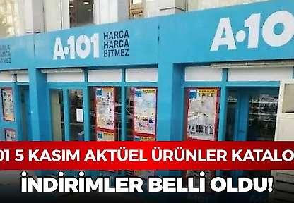 A101 5 Kasım 2026 aktüel ürünler kataloğu