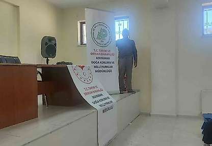 Adıyaman'da öğrencilere doğanın korunması eğitimi verildi