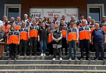 Adıyaman'da Muhtarlar AFAD gönüllüsü oldu