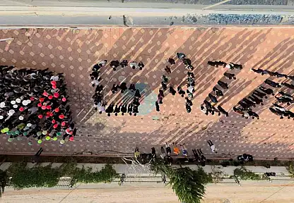 Adıyaman Doğa Koleji'nden Gazze'ye destek mesajı