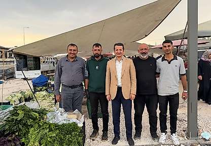 AK Parti Adıyaman Merkez İlçe Teşkilatından İndere TOKİ Semt Pazarına ziyaret