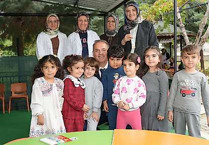 Altınşehir Anaokulunda Orman Keşif Merkezi ve Açık Hava Kütüphanesi Açıldı